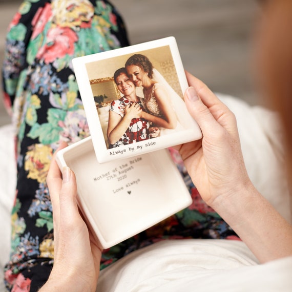 Mother of the Bride photo keepsake box gift