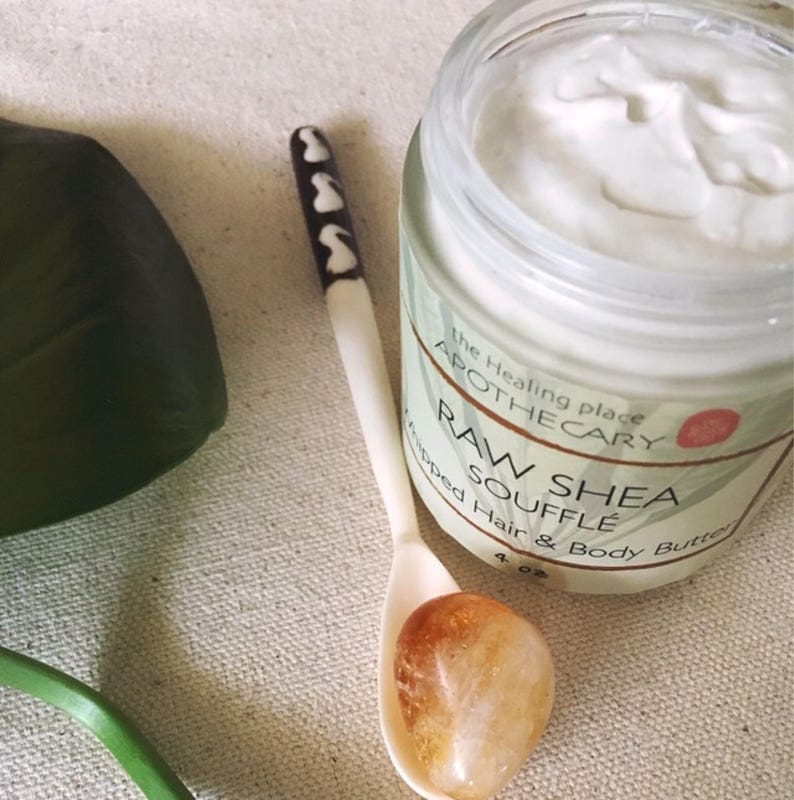Raw Shea Souffle Whipped Shea Butter For Natural Hair Shea Etsy