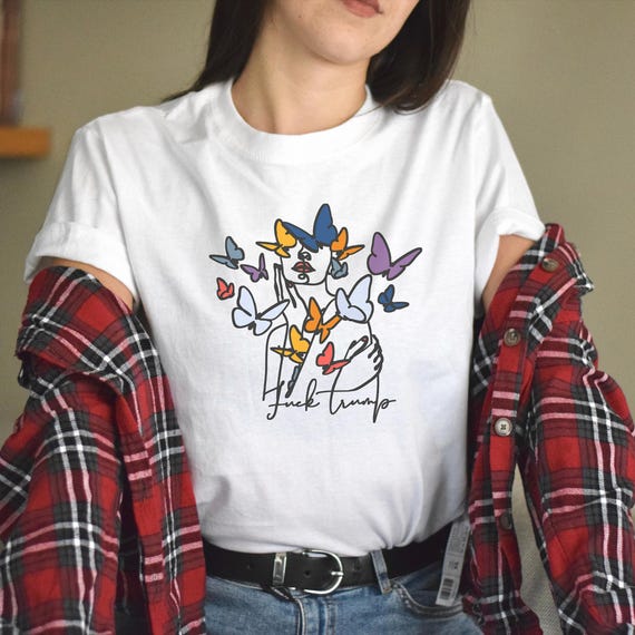 Subtle Fuck Trump T-Shirt: Color Pop Feminist Political Tee