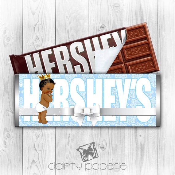 Baby Boy Baby Shower 2 Hershey Bar Wrapper Chocolate Bar Etsy - hershey bar pants roblox