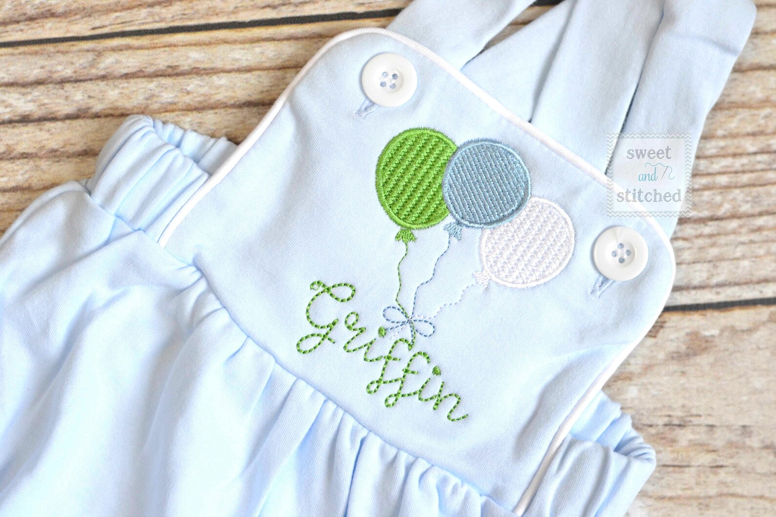 Monogrammed Baby Boy Birthday Romper Personalized Boys Etsy