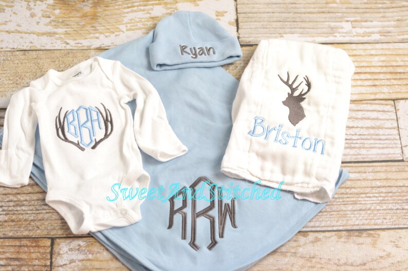 monogrammed baby boy gifts