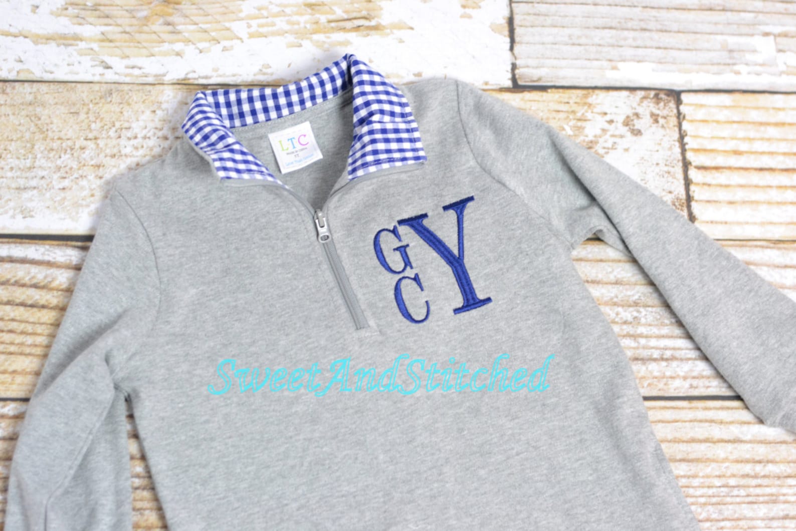 Monogrammed Boys Jacket Monogrammed Pullover Sweatshirt for Etsy