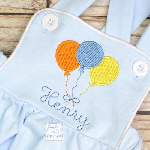 Monogrammed Baby Boy Bubble Monogrammed Boys Romper Baby Etsy