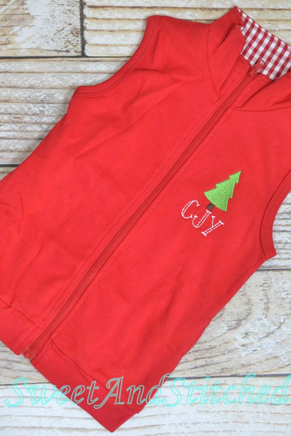 boys christmas vest
