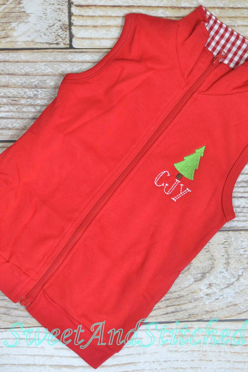 boys christmas sweater vest