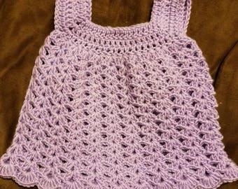 Crochet Baby Shell Dress