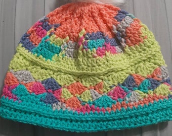 Child's Winter Beanie Sweet Tarts #4