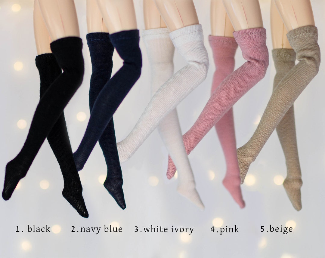 High Socks for Pullip, Blythe, Obitsu 24 26 27, Pure Neemo, 1/6 Dolls ...