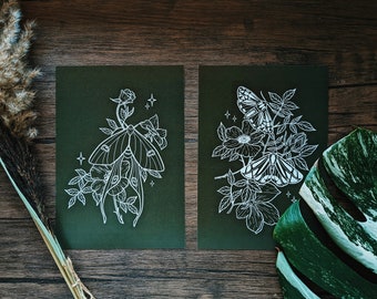 Moth A5 print set