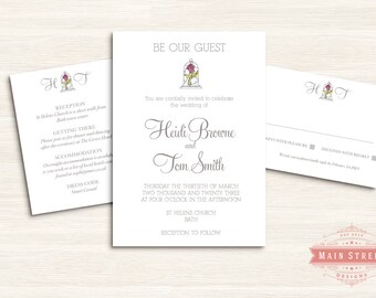 Be Our Guest Rsvp Etsy