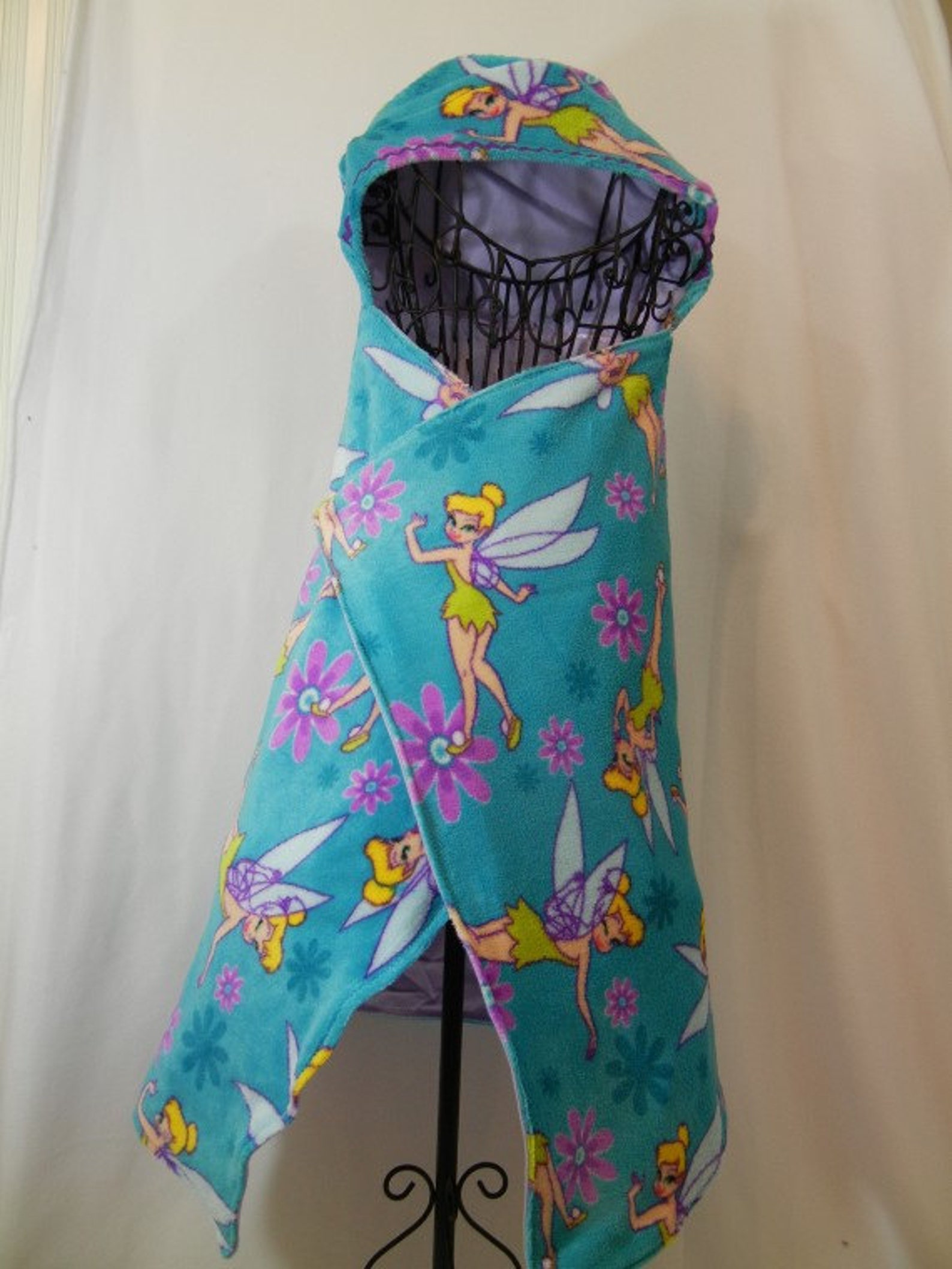 TINKERBELL HOODED TOWEL Disney Licensed Pool Beach or Bath Etsy
