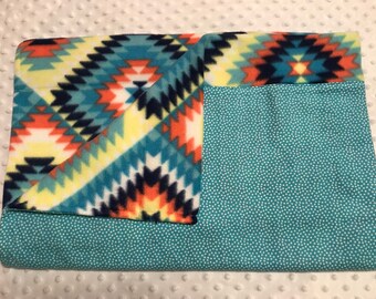 BABY BLANKET Southwestern Flannel & Fleece