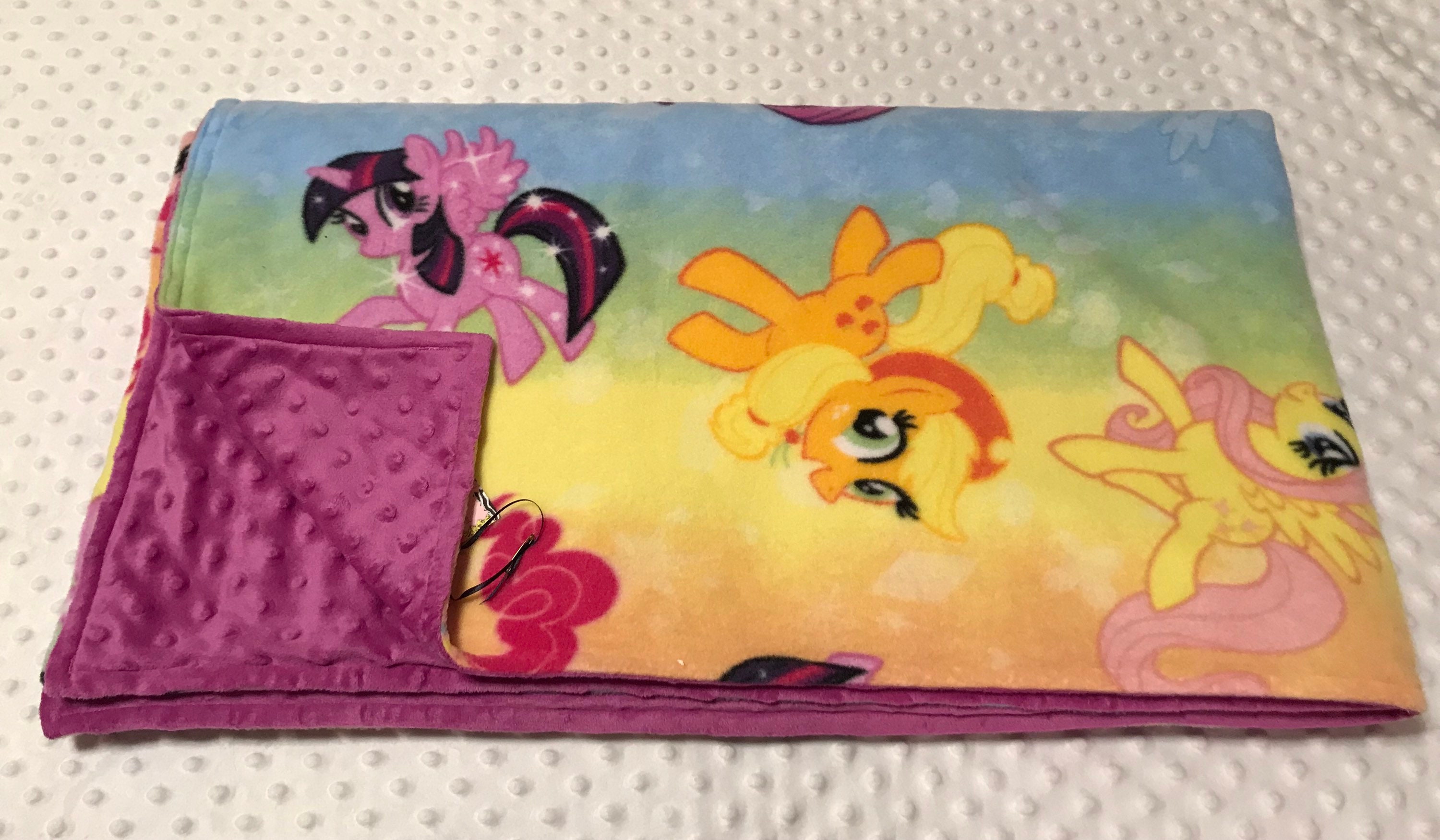 MY Little Pony Blanket with Minky Etsy