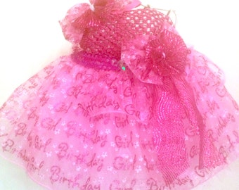 Birthday Girl Tutu Ready2Ship  Perfect for birthday outfit, photo,shoot,  birthday tutu, outfit of choice, pageant wear or gift!