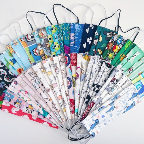 Disney Edition - Adult and Kids Face Masks w/ wire and pocket