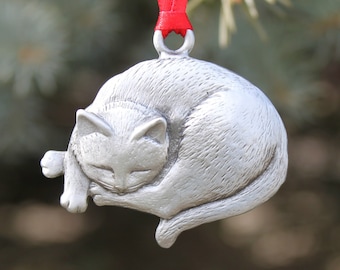 silver CAT出品2本セット Next Silver Cat Couple Figurine – “you're Pawsome” Ornament – Cat
