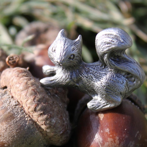 Hastings Pewter Lead Free Pewter Bear Figurine Small Miniature Etsy