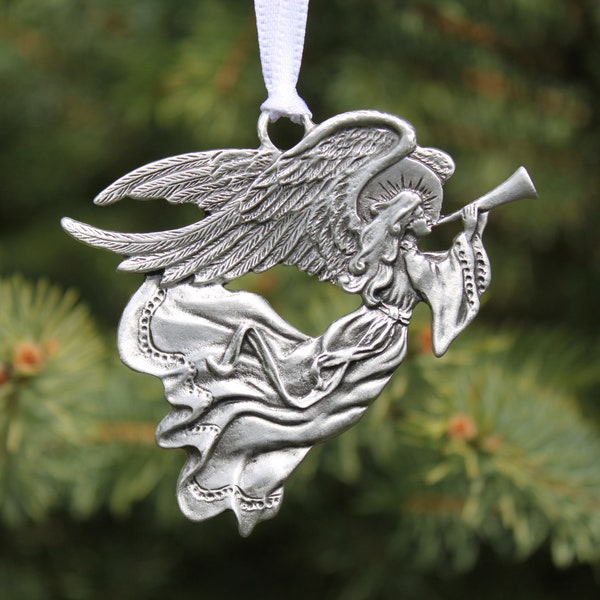 Lead Free Pewter Angel Ornament Angel Gift Guardian Angel Car Charm Rear View Mirror Window Decoration For Home Window Holiday Gift For Her