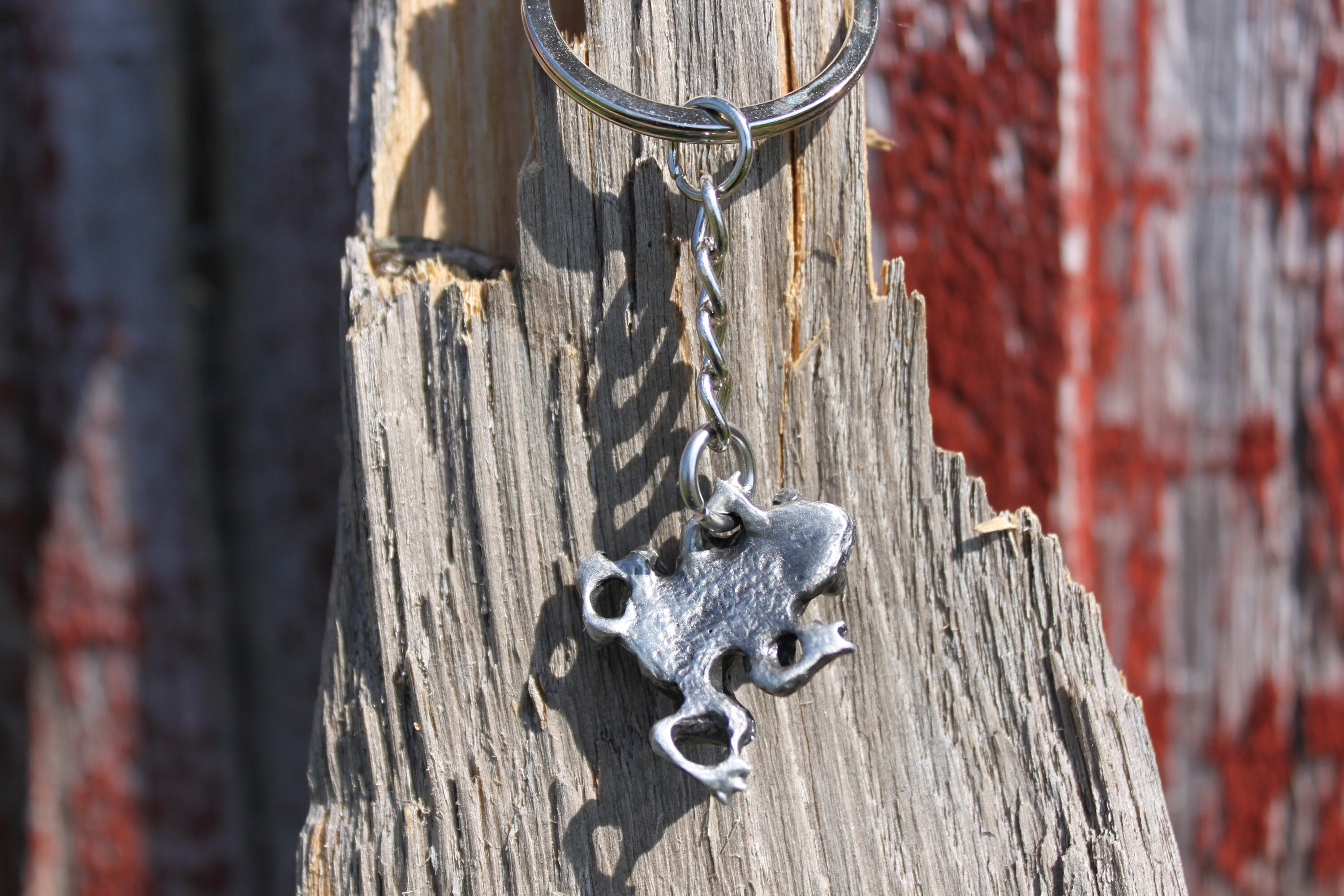 Hand Made Lead Free Pewter Toad Keychain Fine Pewter frog key Etsy