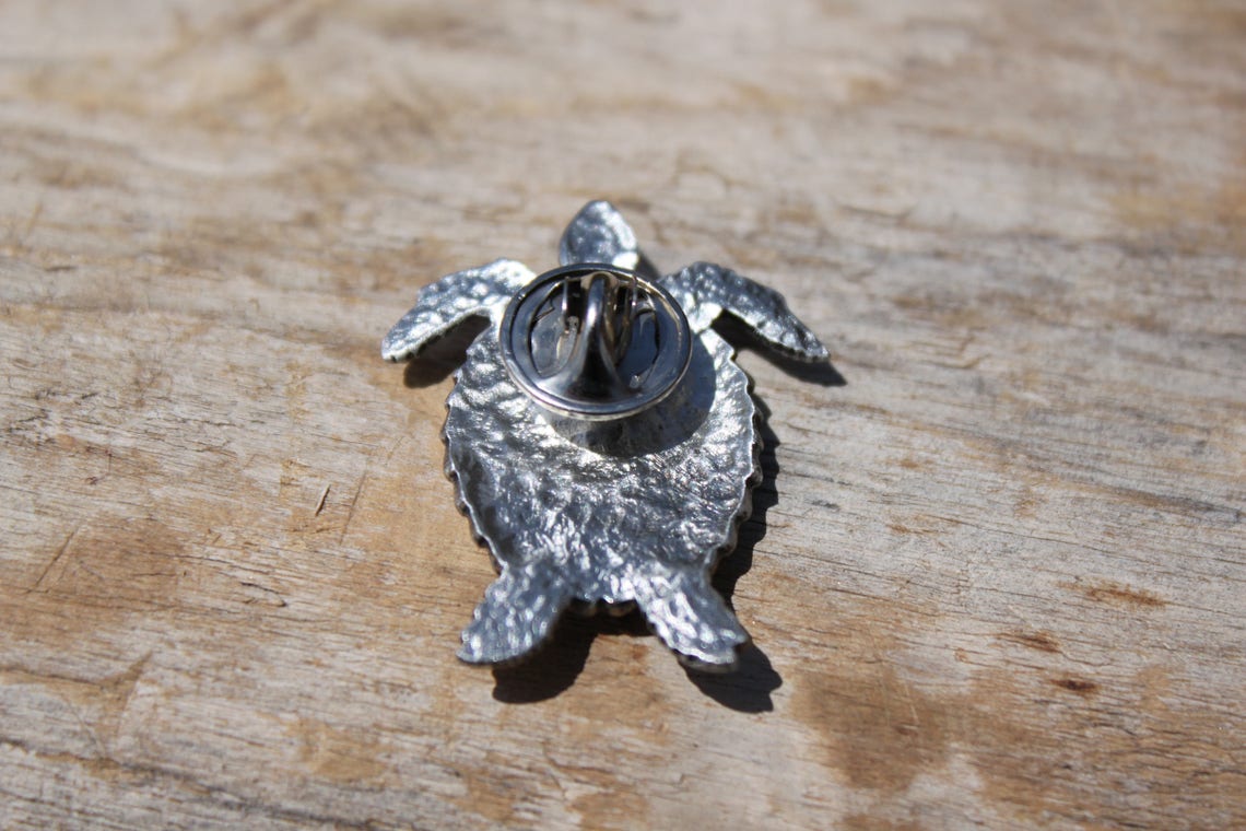 Hastings Pewter Company Hand Made Lead Free Pewter Sea Turtle - Etsy