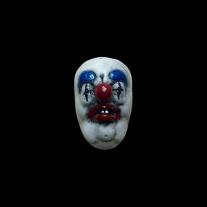 Resin Creepy Clown Pin Dark Circus Clown Lover Gift
