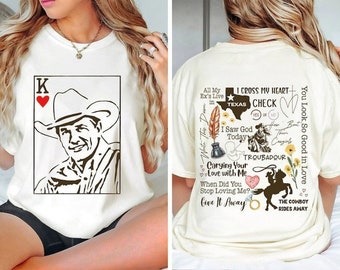 George Strait T-Shirt/ T-Shirt/ Hoodie, Country Music Shirt, Unisex All Sizes, Gift For fan