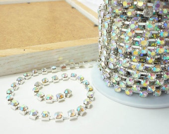 Ab Rhinestone Chain - Etsy