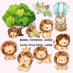 CUTE BABY LION  - instant download