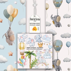 ELEFANTE BEBÊ BONITO - download instantâneo