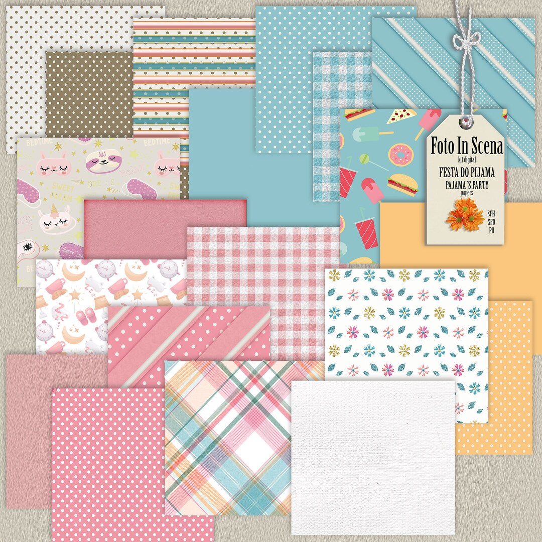 SLEEPOVER PARTY Papers - Instant Download - Etsy