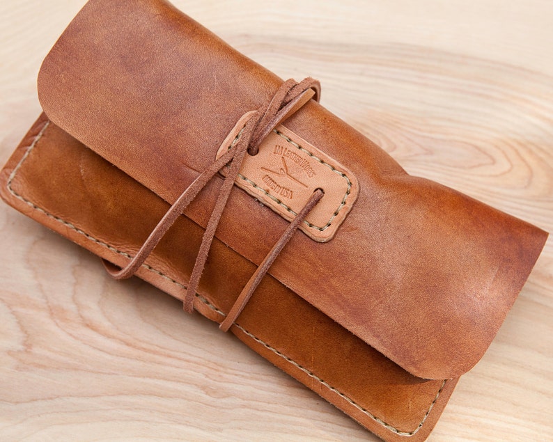 Leather Pipe Case Hand Stitched Etsy