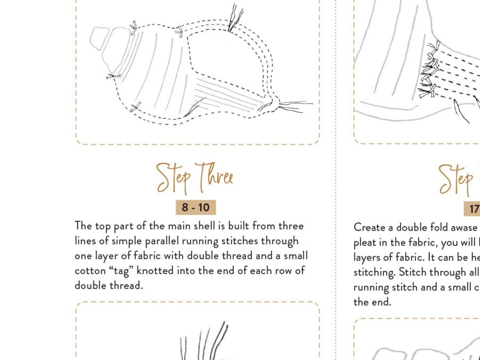 Shibori Conch Shell PDF Sewing Pattern, Stitch Resist (digital Download ...