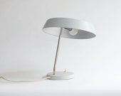 Pastel Blue Desk Lamp. GDR 60s 70s