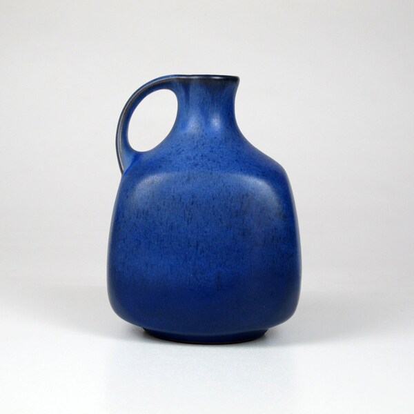 Blue German Jug Vase. Late 70s