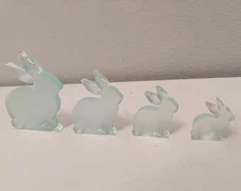 Easter bunny, standing decoration, Easter keepsake, little bunnies, bunny ornament, bunny keepsake, bunny decoration, Easter table, Easter