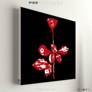 Depeche Mode - Violator - acryl & vinyl artwork - 55 x 55 cm (21,6&quot; x 21,6&quot;)