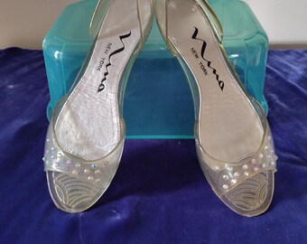 Nina Ballet Jelly Flats, Size 7