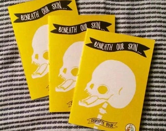 Beneath Our Skin - Anatomy zine - educational book - fun child friendly science anatomy zine - home schooling resource