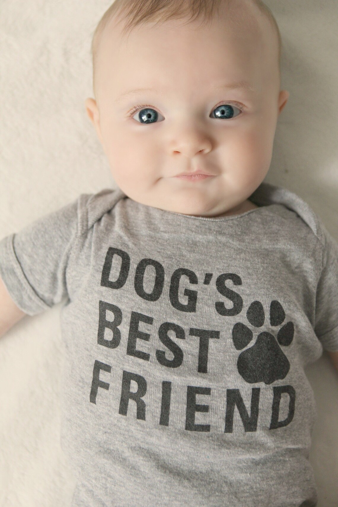 Dog's Best Friend Baby Infant Onesie Bodysuit Short Sleeve Etsy