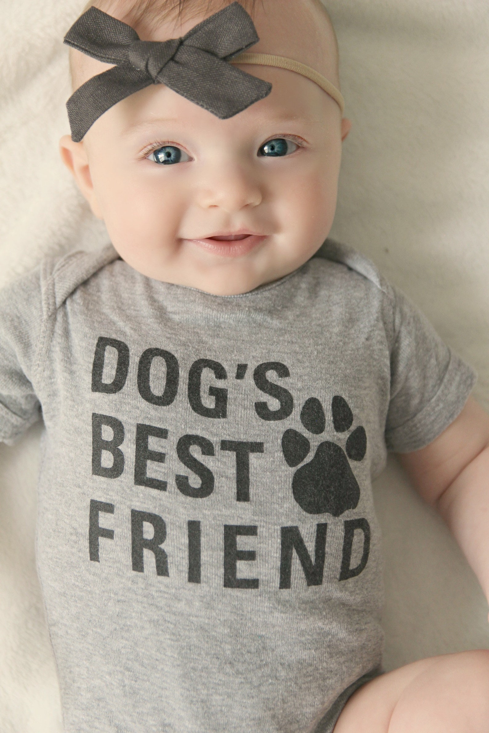 Dog's Best Friend Baby Infant Onesie Bodysuit Short Sleeve Etsy