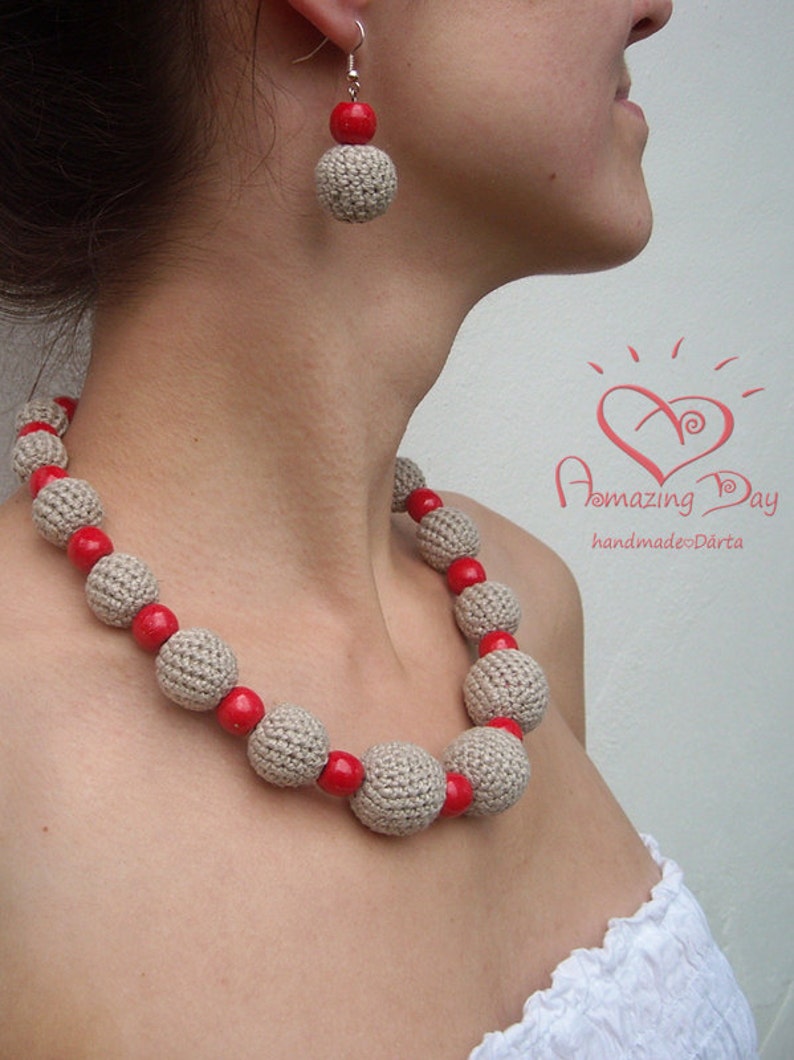 crochet dangle earrings