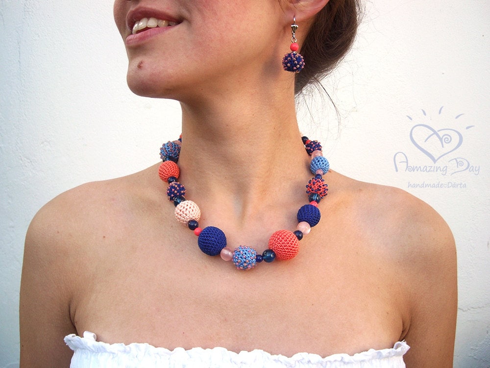 【DISCERNMENT】Surgical ball Beads necklace (handmade) Surgical ball Beads necklace (handmade) - DISCERNMENT