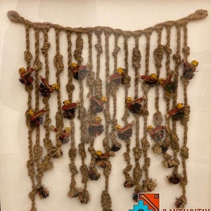 Peruvian old quipu ancient kipu khipu knot record used by Incas Andean cultures art collectives amazing gift image 2