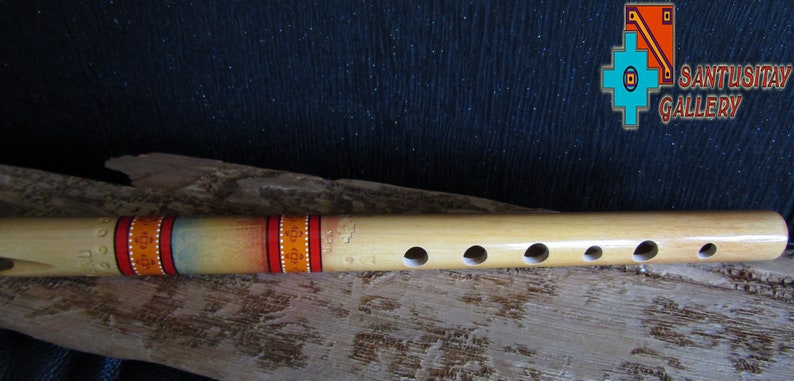 Peruanisches Quena Flaute Instrument Volkskunst handgefertigt Amazonian Holz Original Klang des Windes Bild 3