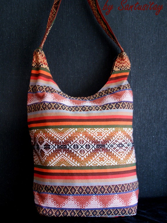Buy UnknownTie Dye Hippie Bag Cross-Body Baja Sling Bag in Classic Baja  Jacket Fabric Bohemian for Men or Women Online at desertcartINDIA