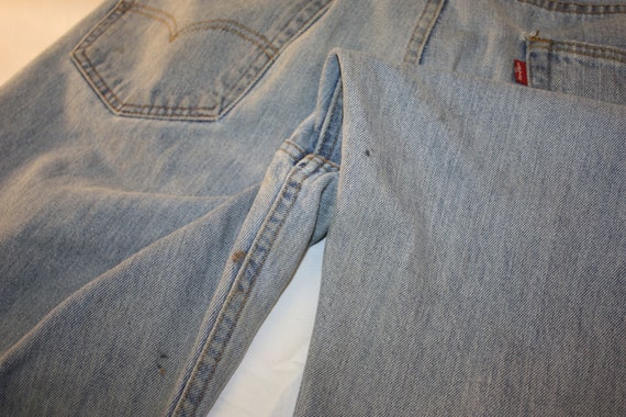 Vintage LEVIS 550 Distressed Relaxed Fit Jeans - image 8