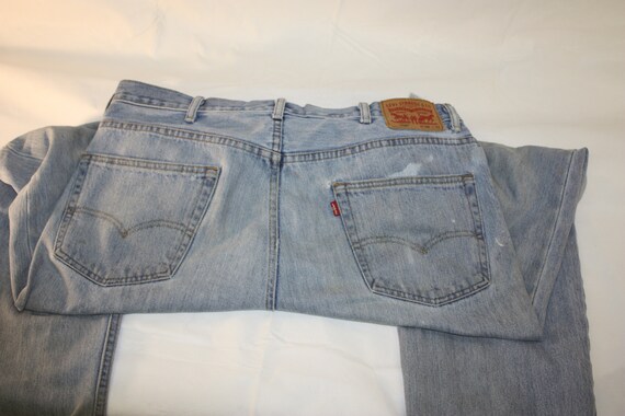 Vintage LEVIS 550 Distressed Relaxed Fit Jeans - image 4