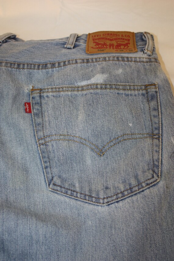 Vintage LEVIS 550 Distressed Relaxed Fit Jeans