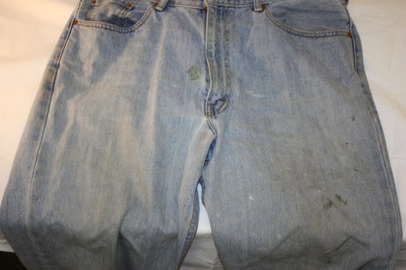 Vintage LEVIS 550 Distressed Relaxed Fit Jeans - image 5
